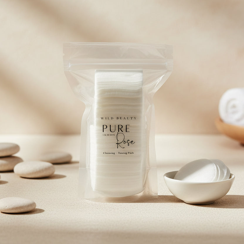 Wild Beauty Rose Water Toner Pads - Natural Skincare