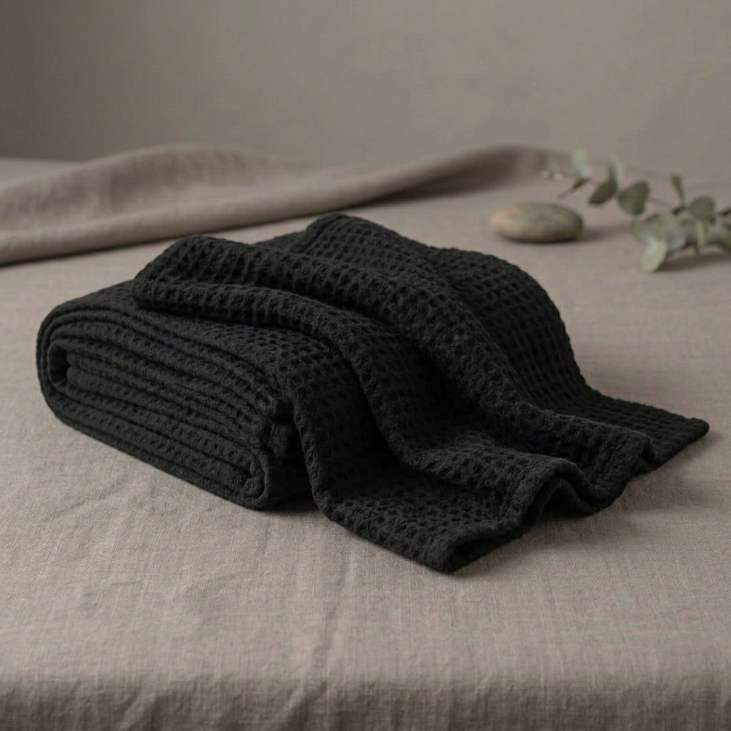 Waffle Bubble Throw Blanket