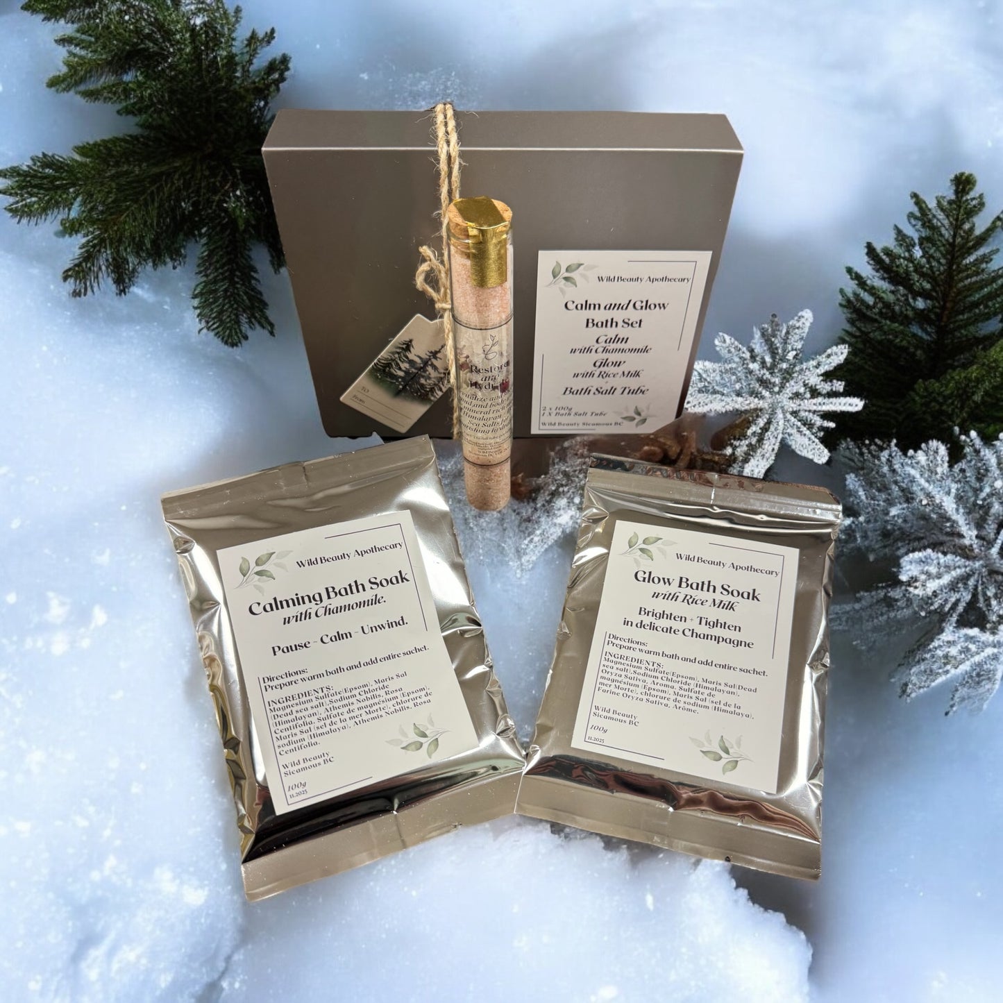 Bath Salt Soak Holiday Bundle