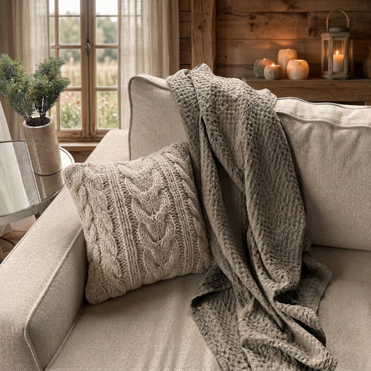 Waffle Bubble Throw Blanket