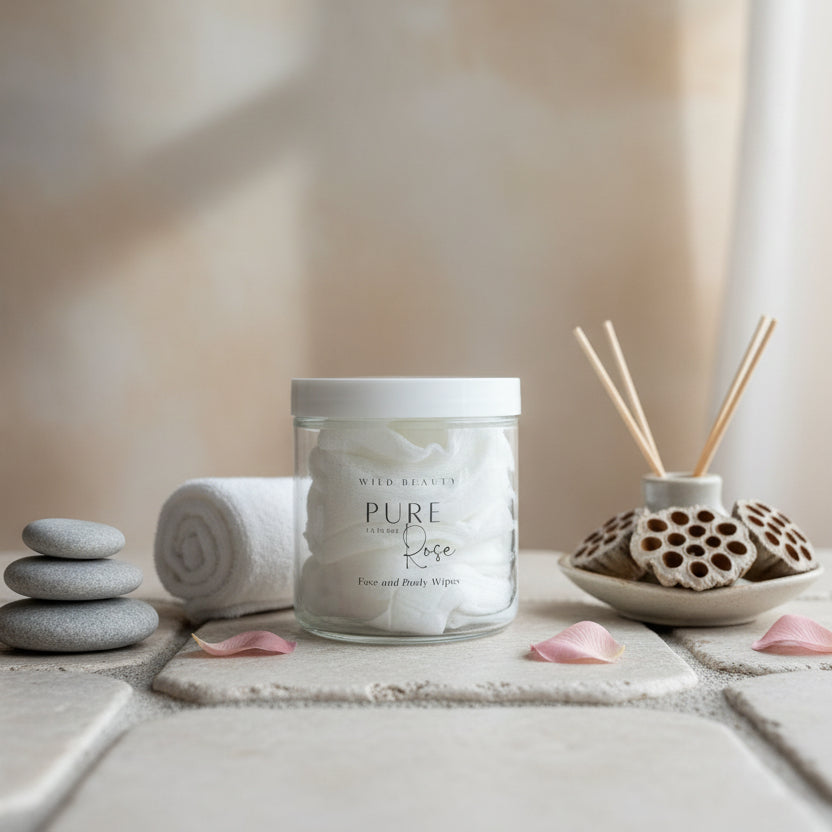 Rose Floral Body Wipes