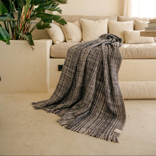 Plaid Throw